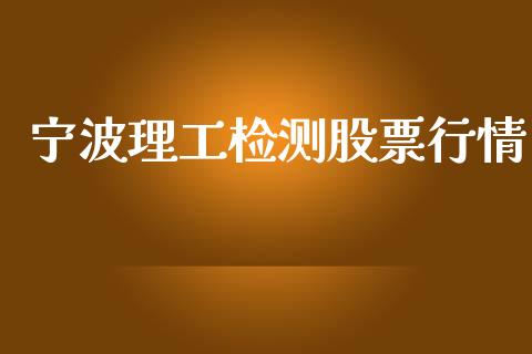 宁波理工检测股票行情_https://www.apanben.com_股市指导_第1张