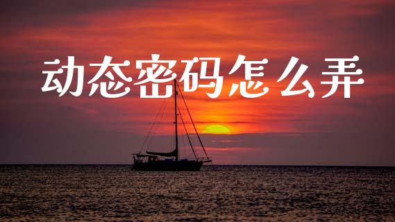 动态密码怎么弄_https://www.apanben.com_国际期货_第1张