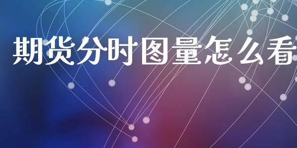 期货分时图量怎么看_https://www.apanben.com_期货学院_第1张
