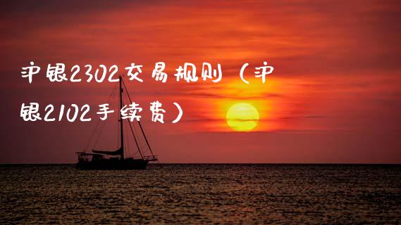 沪银2302交易规则（沪银2102手续费）_https://www.apanben.com_在线喊单_第1张