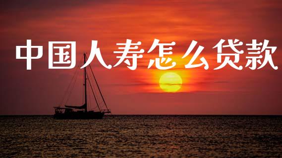 中国人寿怎么贷款_https://www.apanben.com_国际财经_第1张