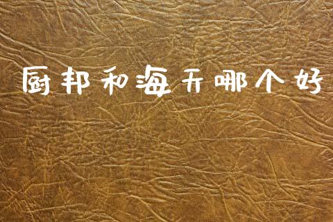 厨邦和海天哪个好_https://www.apanben.com_国际期货_第1张