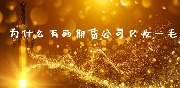 为什么有的期货公司只收一毛_https://www.apanben.com_股市分析_第1张