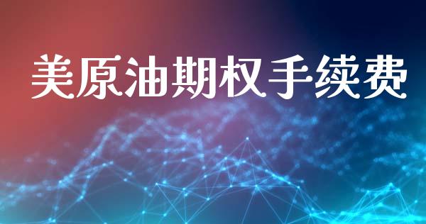 美原油期权手续费_https://www.apanben.com_股市指导_第1张