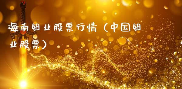 海南钼业股票行情（中国钼业股票）_https://www.apanben.com_股市指导_第1张