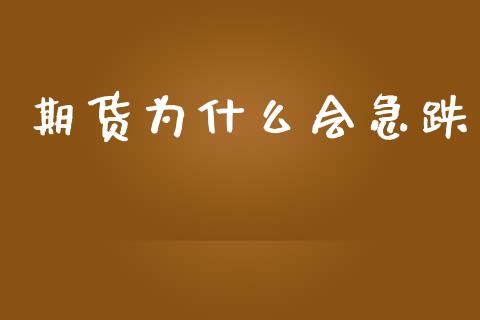 期货为什么会急跌_https://www.apanben.com_股票怎么玩_第1张