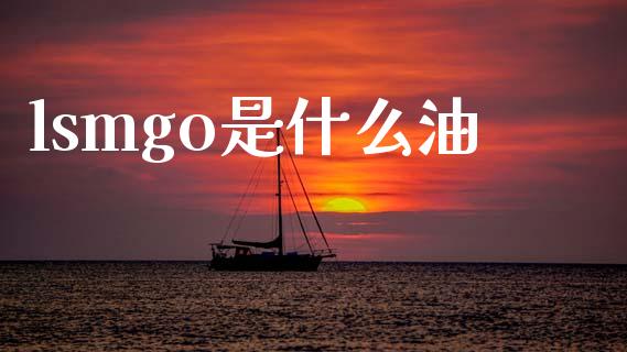 lsmgo是什么油_https://www.apanben.com_股市分析_第1张