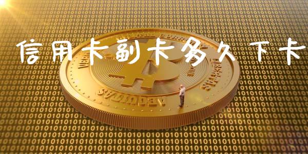 信用卡副卡多久下卡_https://www.apanben.com_国际期货_第1张