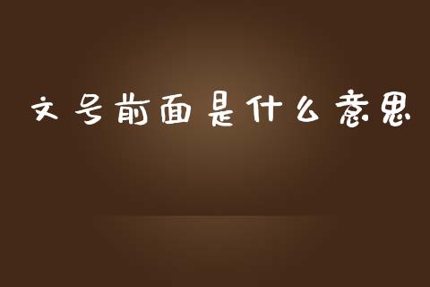 文号前面是什么意思_https://www.apanben.com_期货学院_第1张