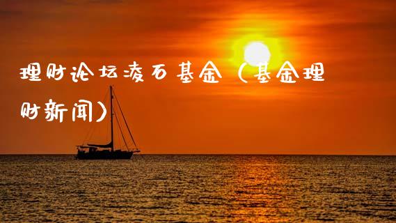 理财论坛凌石基金（基金理财新闻）_https://www.apanben.com_国际财经_第1张