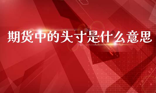 期货中的头寸是什么意思_https://www.apanben.com_期货学院_第1张