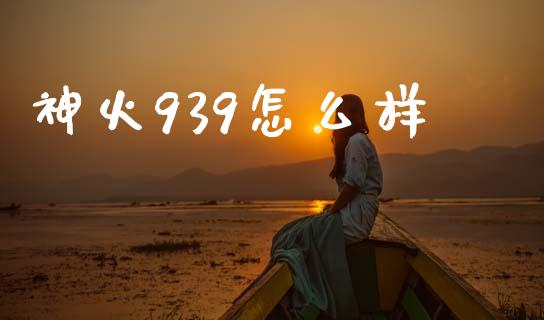 神火939怎么样_https://www.apanben.com_股票怎么玩_第1张