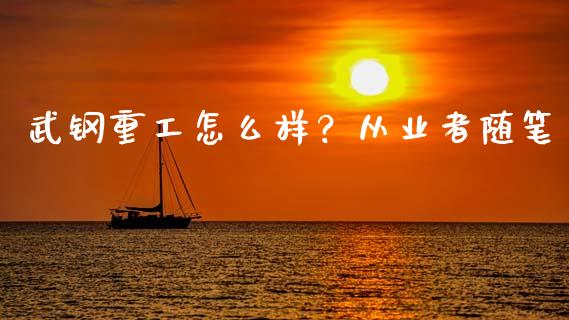武钢重工怎么样？从业者随笔_https://www.apanben.com_股市指导_第1张