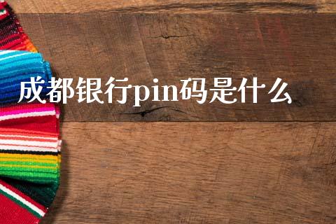 成都银行pin码是什么_https://www.apanben.com_财经资讯_第1张