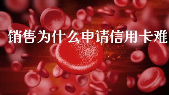 销售为什么申请信用卡难_https://www.apanben.com_财经资讯_第1张