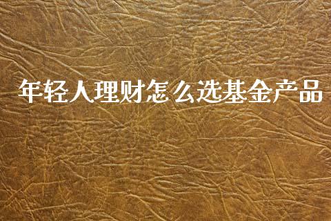 年轻人理财怎么选基金产品_https://www.apanben.com_国际财经_第1张