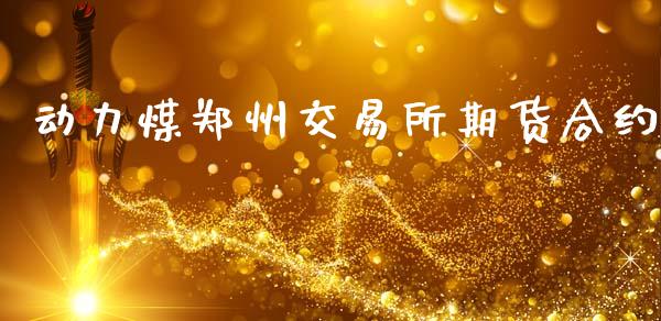 动力煤郑州交易所期货合约_https://www.apanben.com_股市指导_第1张