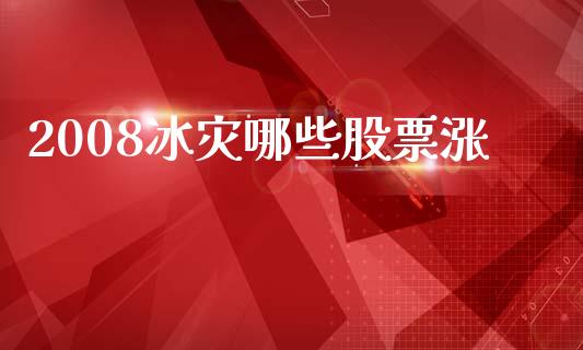 2008冰灾哪些股票涨_https://www.apanben.com_国际期货_第1张