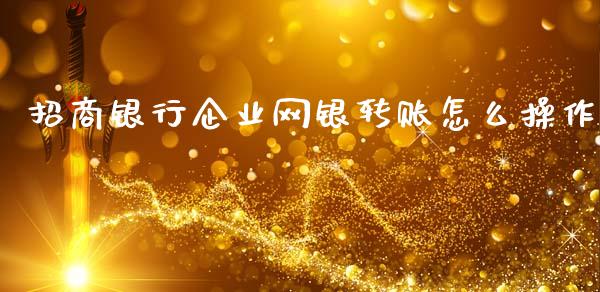 招商银行企业网银转账怎么操作_https://www.apanben.com_财经资讯_第1张