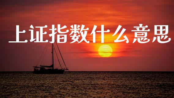 上证指数什么意思_https://www.apanben.com_期货学院_第1张