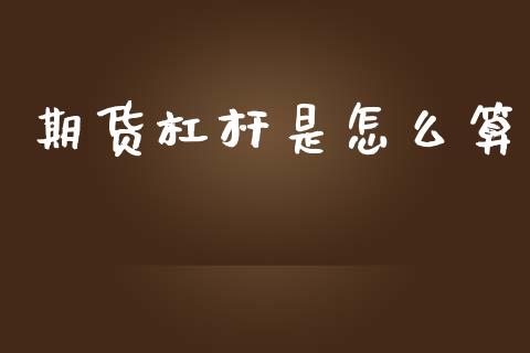 期货杠杆是怎么算_https://www.apanben.com_股市指导_第1张