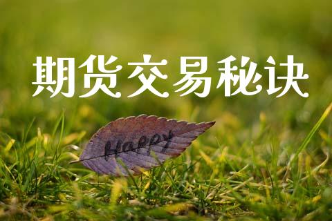 期货交易秘诀_https://www.apanben.com_股市分析_第1张