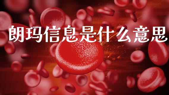 朗玛信息是什么意思_https://www.apanben.com_国际期货_第1张