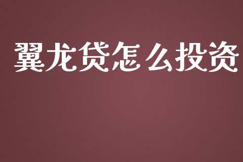 翼龙贷怎么投资_https://www.apanben.com_国际期货_第1张