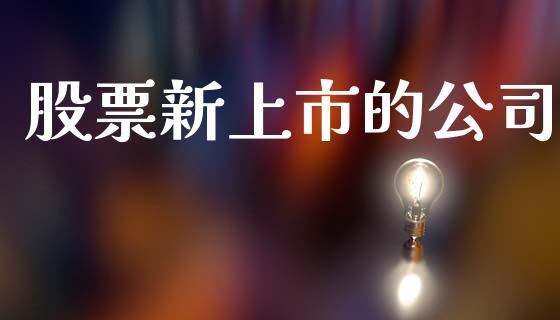 股票新上市的公司_https://www.apanben.com_股票怎么玩_第1张