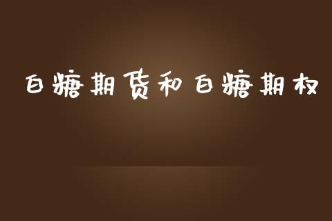 白糖期货和白糖期权_https://www.apanben.com_股票怎么玩_第1张