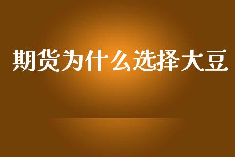 期货为什么选择大豆_https://www.apanben.com_股市指导_第1张