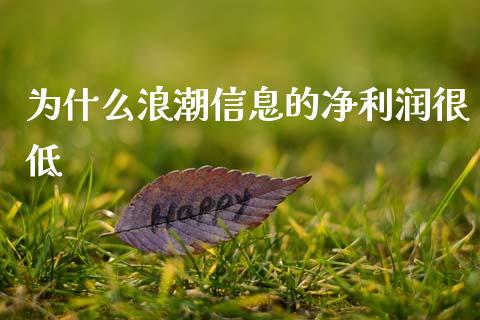 为什么浪潮信息的净利润很低_https://www.apanben.com_股市分析_第1张