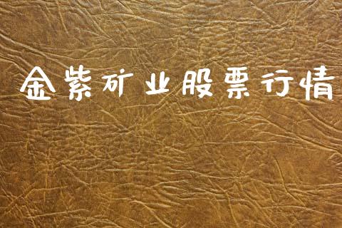 金紫矿业股票行情_https://www.apanben.com_股市分析_第1张