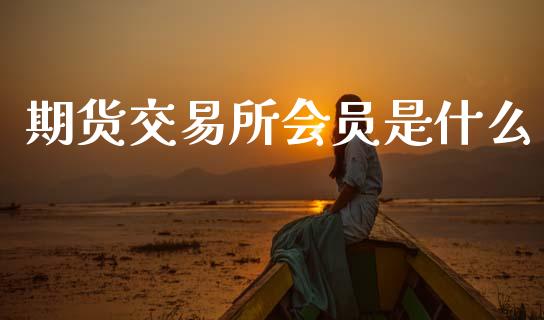 期货交易所会员是什么_https://www.apanben.com_股市指导_第1张