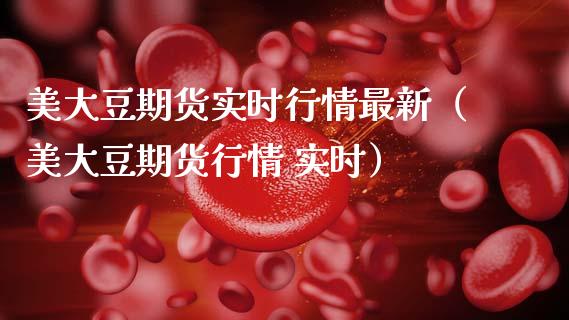 美大豆期货实时行情最新（美大豆期货行情 实时）_https://www.apanben.com_国际期货_第1张