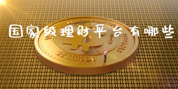 国家级理财平台有哪些_https://www.apanben.com_国际期货_第1张