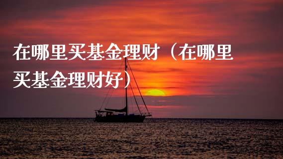 在哪里买基金理财（在哪里买基金理财好）_https://www.apanben.com_财经资讯_第1张