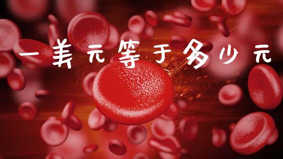 一美元等于多少元_https://www.apanben.com_期货学院_第1张