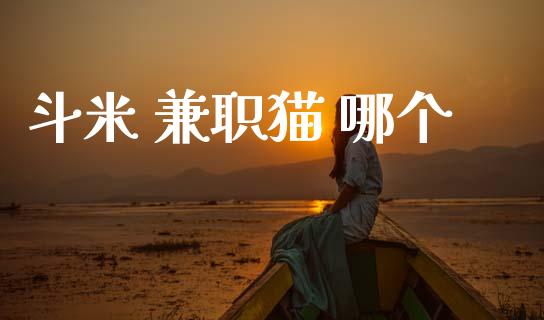 斗米 兼职猫 哪个_https://www.apanben.com_国际期货_第1张