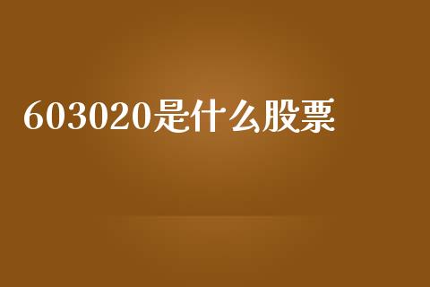 603020是什么股票_https://www.apanben.com_股票怎么玩_第1张