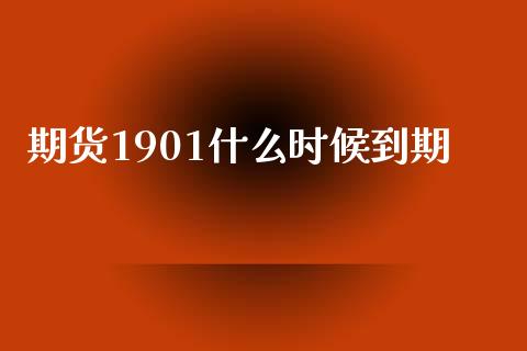 期货1901什么时候到期_https://www.apanben.com_股票怎么玩_第1张