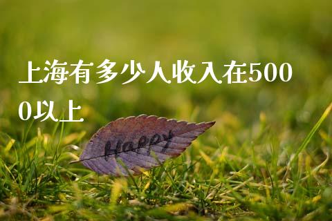 上海有多少人收入在5000以上_https://www.apanben.com_期货学院_第1张