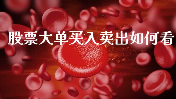 股票大单买入卖出如何看_国际期货_第1张_安贝财经网 股票大单买入卖出如何看_https://www.apanben.com_国际期货_第1张