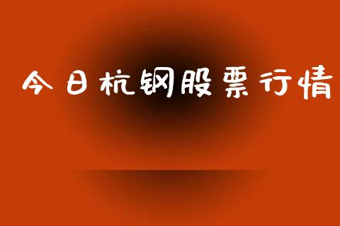 今日杭钢股票行情_https://www.apanben.com_股市指导_第1张