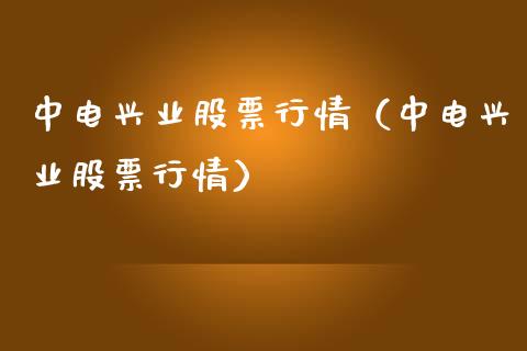 中电兴业股票行情（中电兴业股票行情）_https://www.apanben.com_股市指导_第1张
