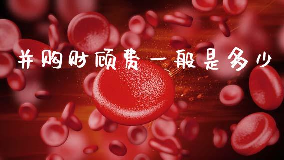 并购财顾费一般是多少_https://www.apanben.com_国际财经_第1张