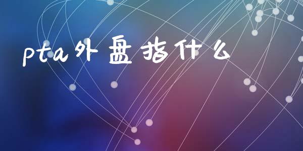 pta外盘指什么_https://www.apanben.com_国际期货_第1张