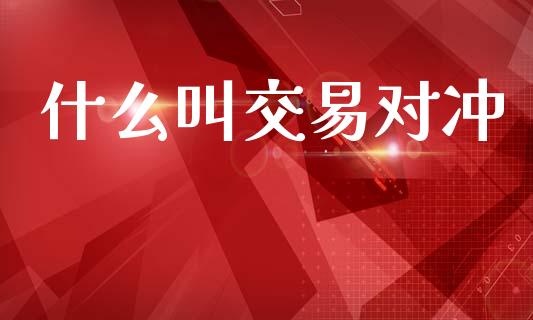 什么叫交易对冲_https://www.apanben.com_财经资讯_第1张