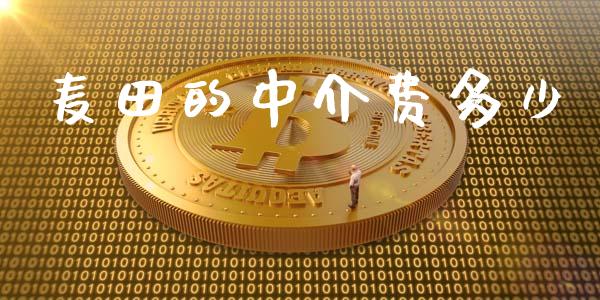 麦田的中介费多少_https://www.apanben.com_股市分析_第1张