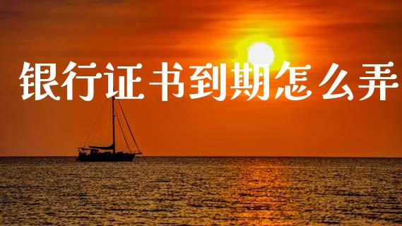 银行证书到期怎么弄_https://www.apanben.com_财经资讯_第1张